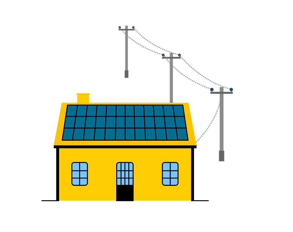 Elnätsbolaget installerar en ny  elmätare